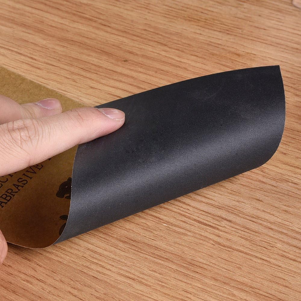 Suреr Bіg Clеаrаnсе! Sandpaper,Grit Wet Dry Sandpaper Assortment 9x3.6 Inch for Automotive Sanding - Wood Furniture Finishing