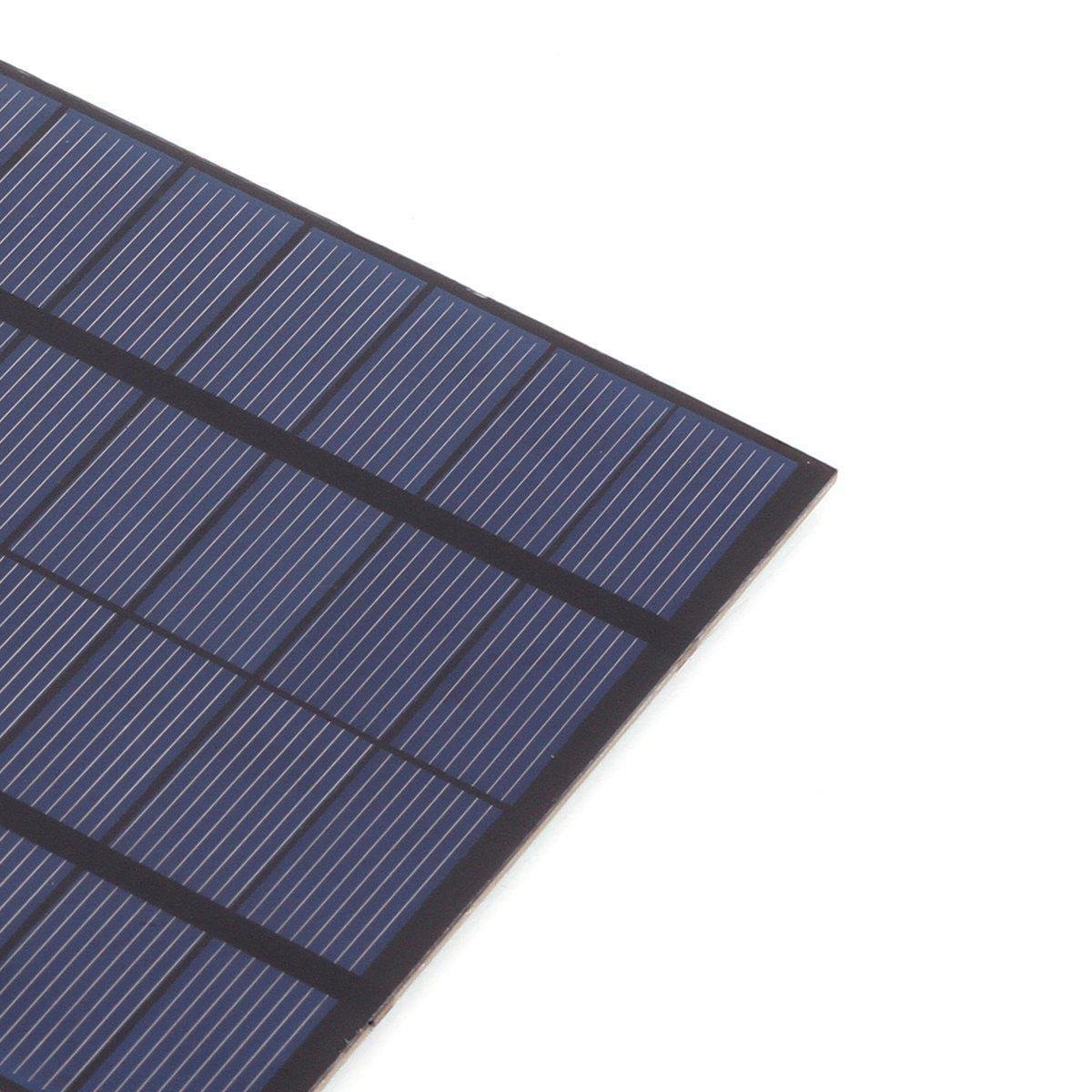 Nuzamas - Mini panneau solaire pour camping, chargeur de batterie 3 W 12 V 250 ma