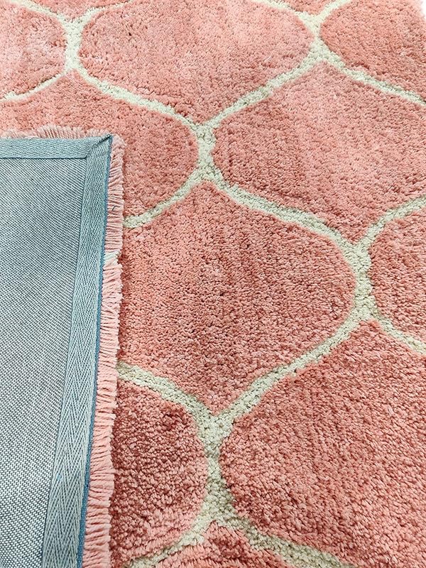 Image of Handmade Shaggy Pure Microfiber Smooth & Anti-Skid Carpets for Bedroom & Living Room, 2 inch Thickness Size- 12X15 Feet