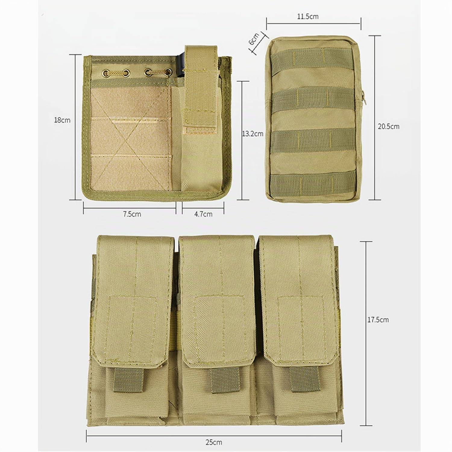 Chaleco Tácticos Militar Combate Camo Protección Molle para Airsoft Paintball Caza CS SWAT Juego de Guerra Deportes al Aire Libre con Herramienta de Bolsillo