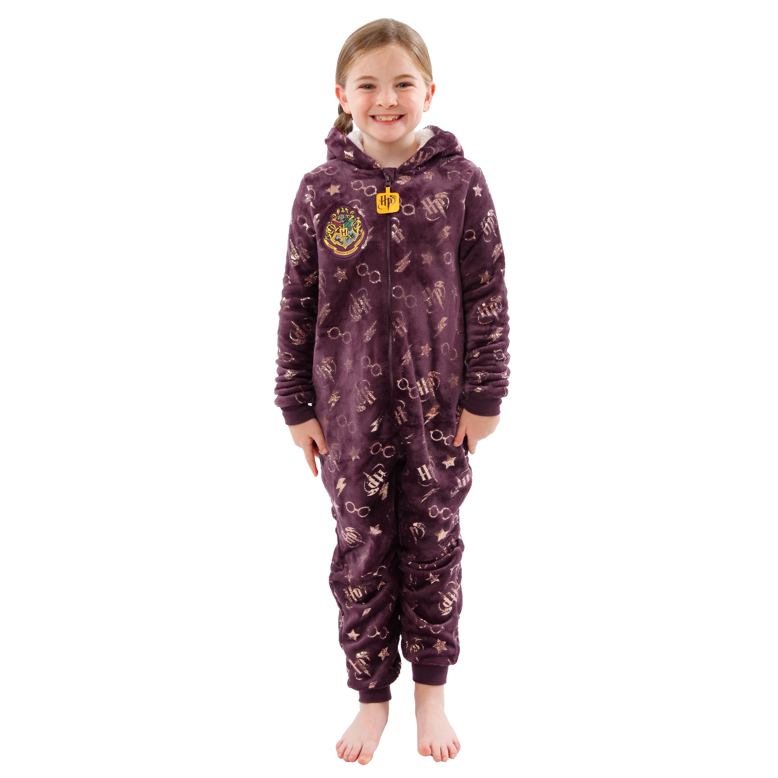 Harry Potter Combinaison pour Filles | Poudlard Filles Onesies | Pyjamas Gryffondor pour Filles | 5 à 13 Ans | Marchandise Officielle