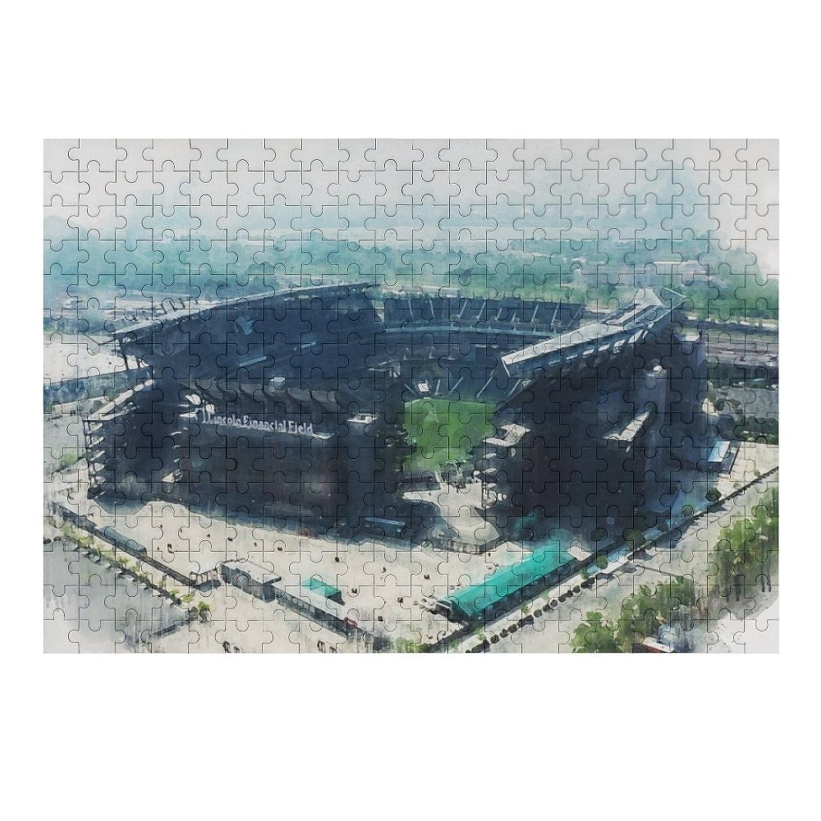 Jigsaw Puzzle for Adults 1000pcs(38x26cm) Lincoln Financial Field Adult Jigsaw Hands-on Game Analysis And Logic Difficult And Challenge 1000pcs(38x26cm)