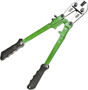 Brackit Heavy Duty 14 Bolt Cutters, 355mm Stainless Steel Mini Cropper Tool with Rubberized Anti-Slip Easy Grip Handles for Mechanics, Carpentry, Building, Plumbing [Colours May Vary]