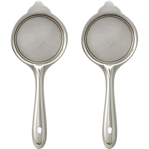 Utensiya Premium Stainless Steel Tea Strainer 15 cm Mirror F