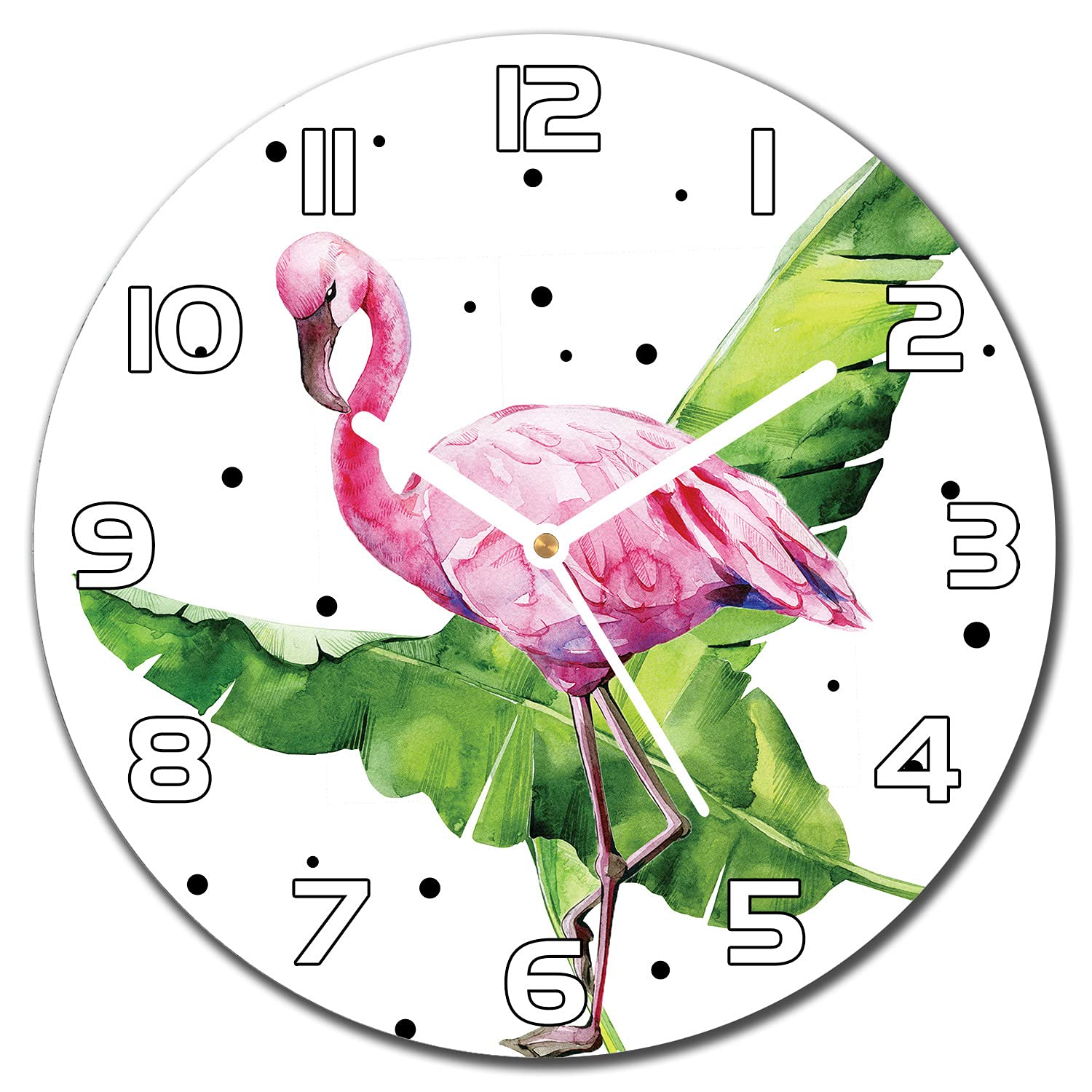 Horloge murale en verre de sécurité 30 cm de qualité supérieure