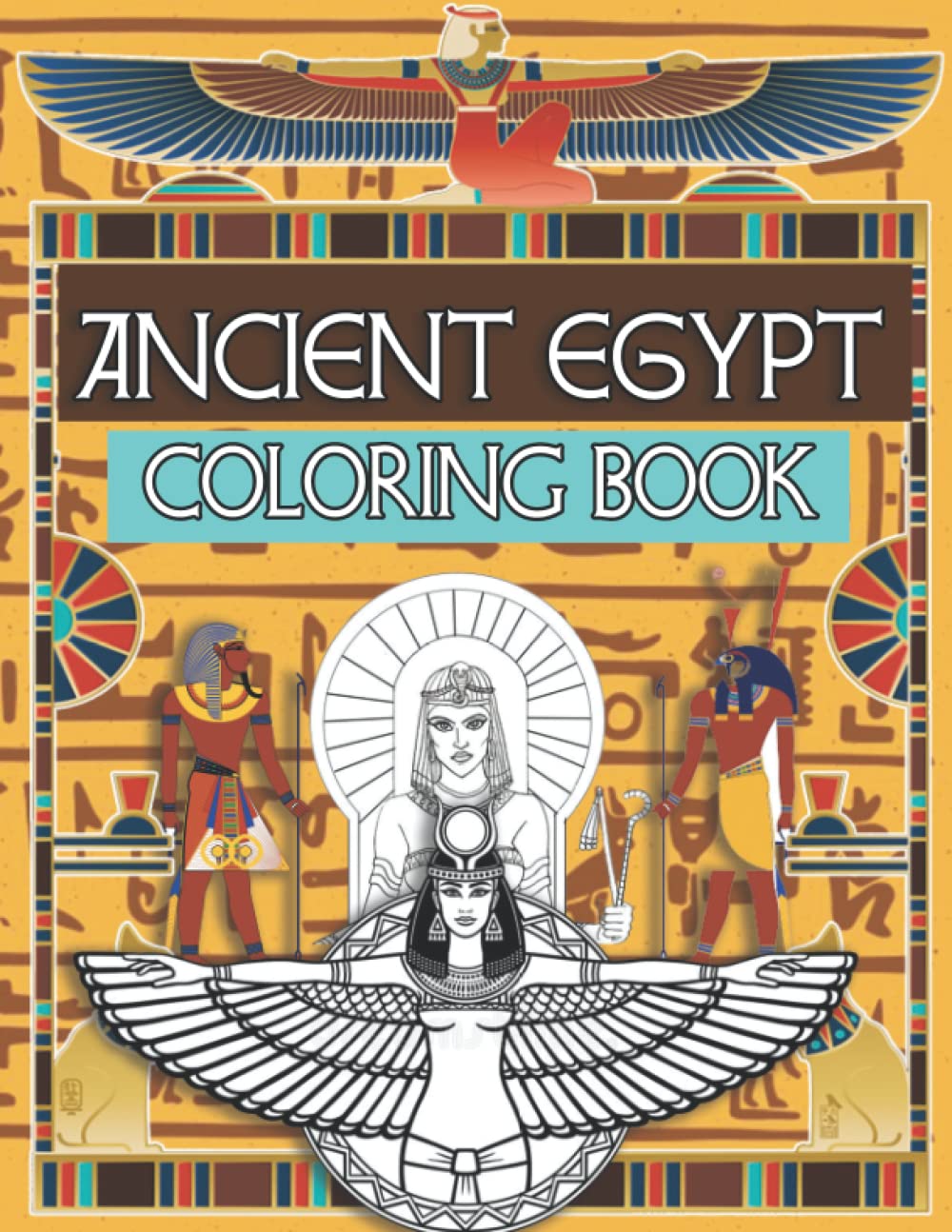 Ancient Egypt Coloring Book Life In Ancient Egypt Pharaohs Gods ...