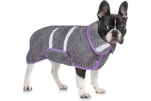 Dog Drying Robes for Medium Dogs, Soft Bathrobes for Quick Drying