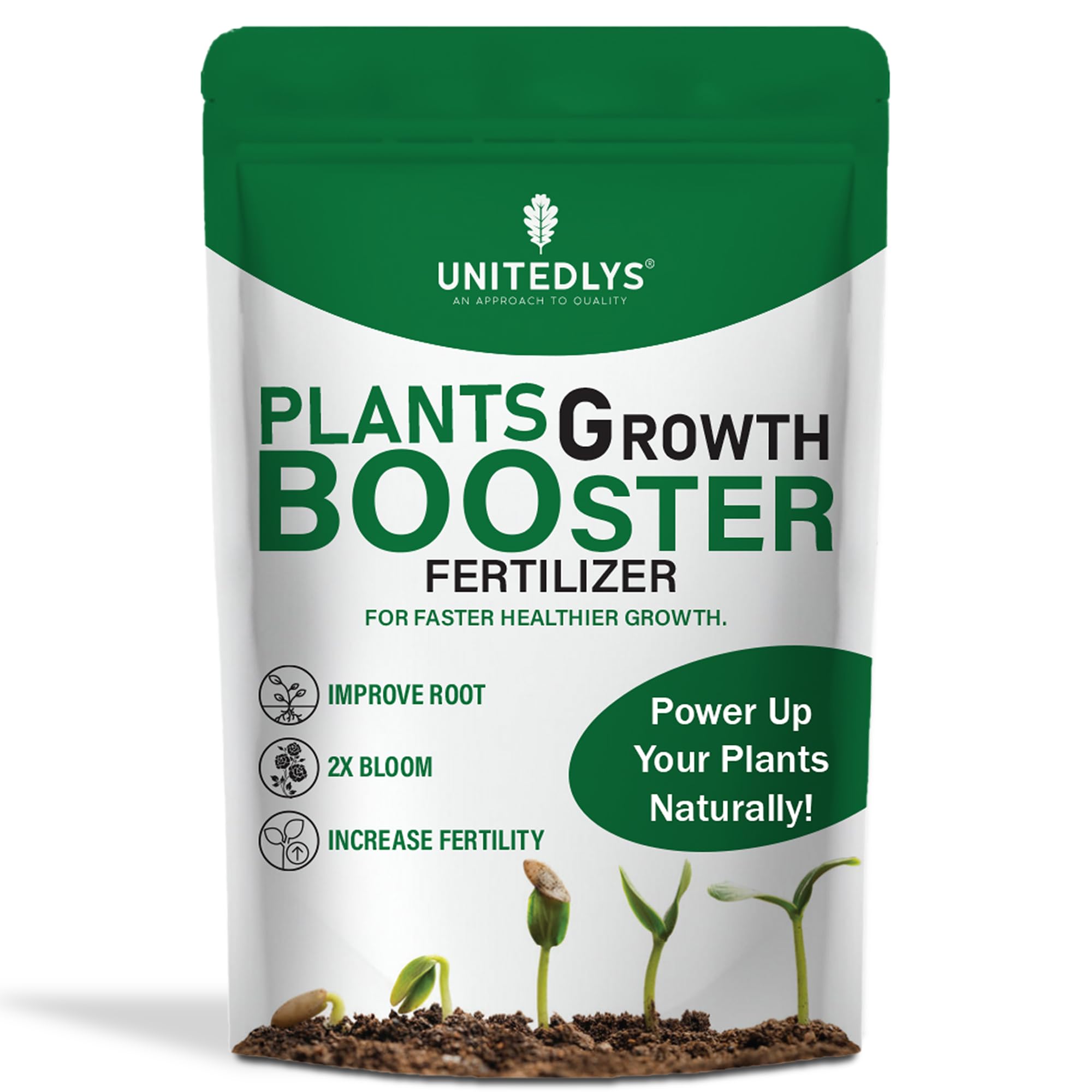 Plant Growth Booster & Essential Organic Plant Fertilizer for Pot Plants 880 grams | Premium Fertilizers for Plants Home Garden | Plant Growth Supplement for indoor and outdoor plants