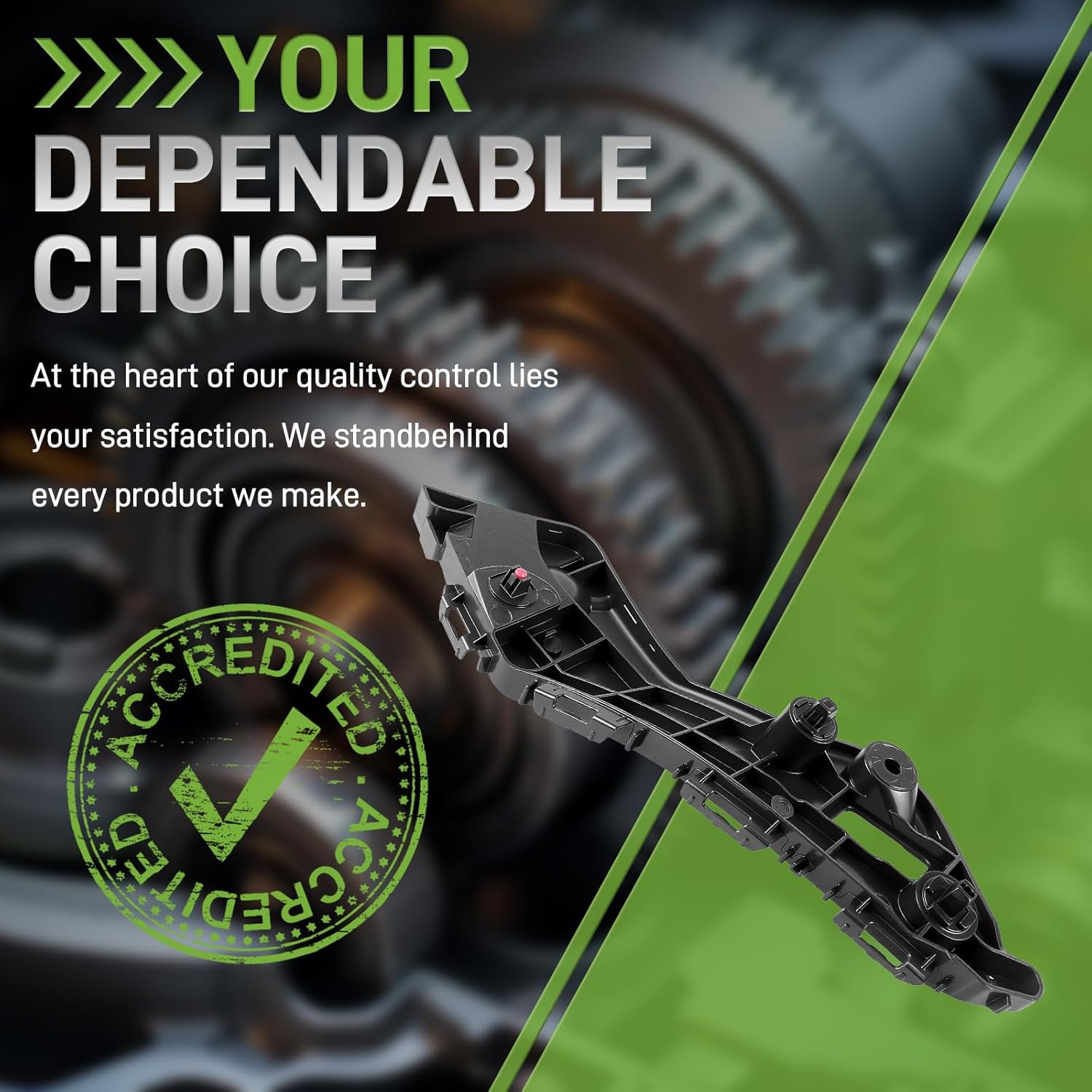 52536-0R060 52535-0R080 Front Bumper Bracket Driver & Passenger Side Bumper Fender Bracket Retainer Compatible with Toyota RAV4 2013-2018 TO1042129 TO1043129 TO1032116 TO1033116 52536-0R030