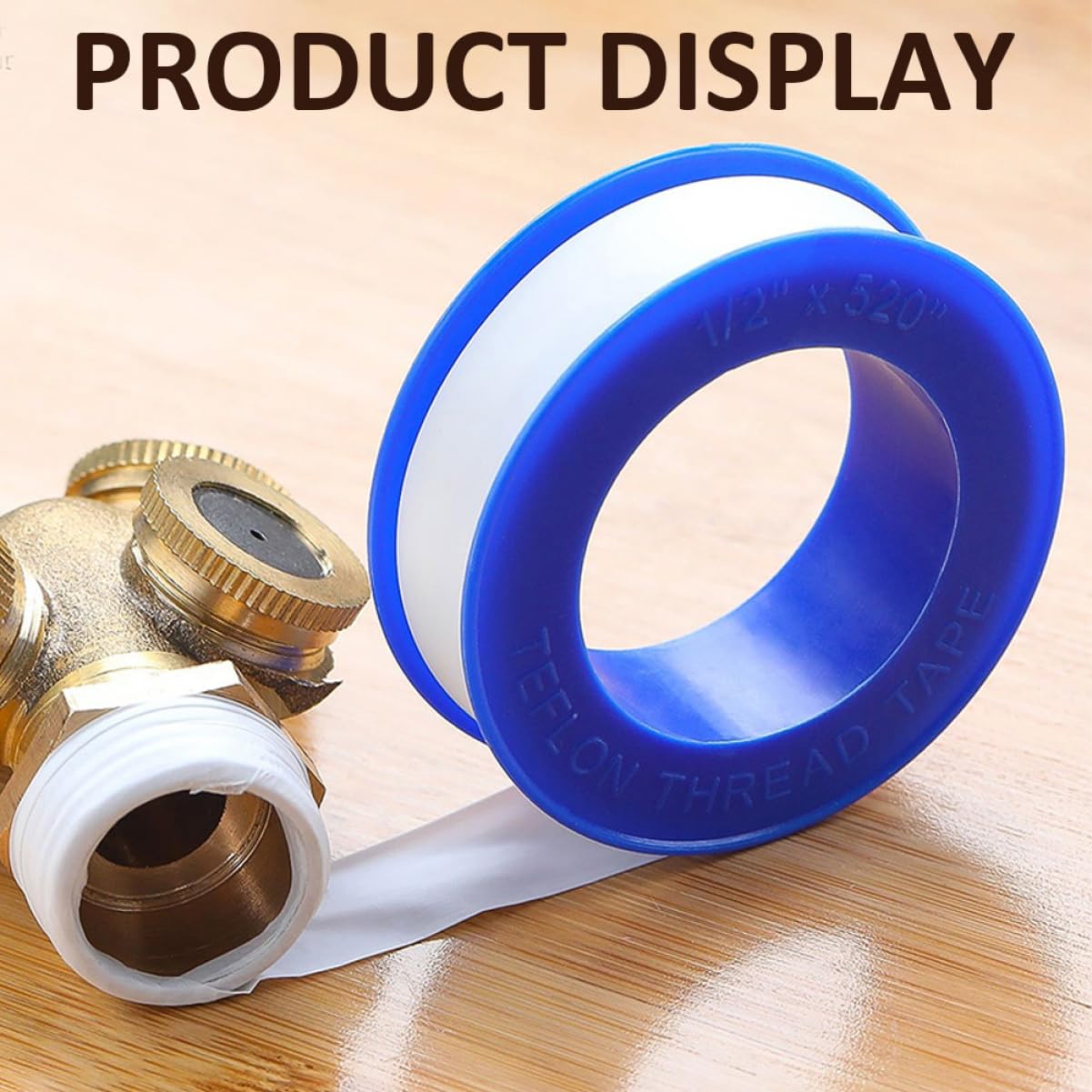20Pcs PTFE Sealant Tape Adhesive Plumbing Tape for Threaded Joint Sealing High Density Polytetrafluoroethylene for Home and Industrial Use