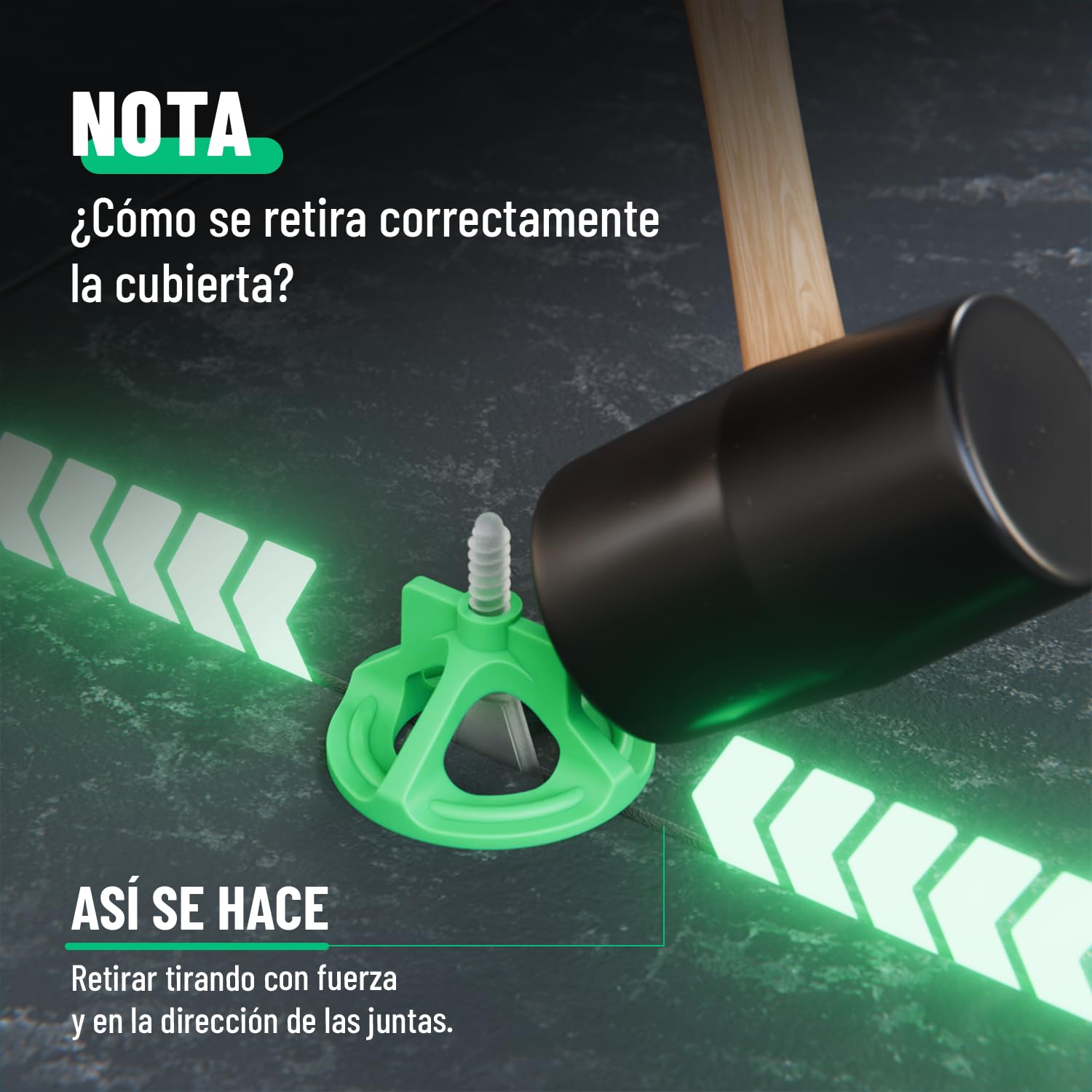 greate Sistema de Nivelación para Azulejos 250 Piezas 2mm | Set de cuñas para alicatado con 100 Lengüetas, 100 Tapas Rosca y 50 Crucetas - niveladoras suelo, niveladores azulejos