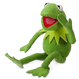Disney Store Kermit Medium Soft Toy for Kids, Cudd..