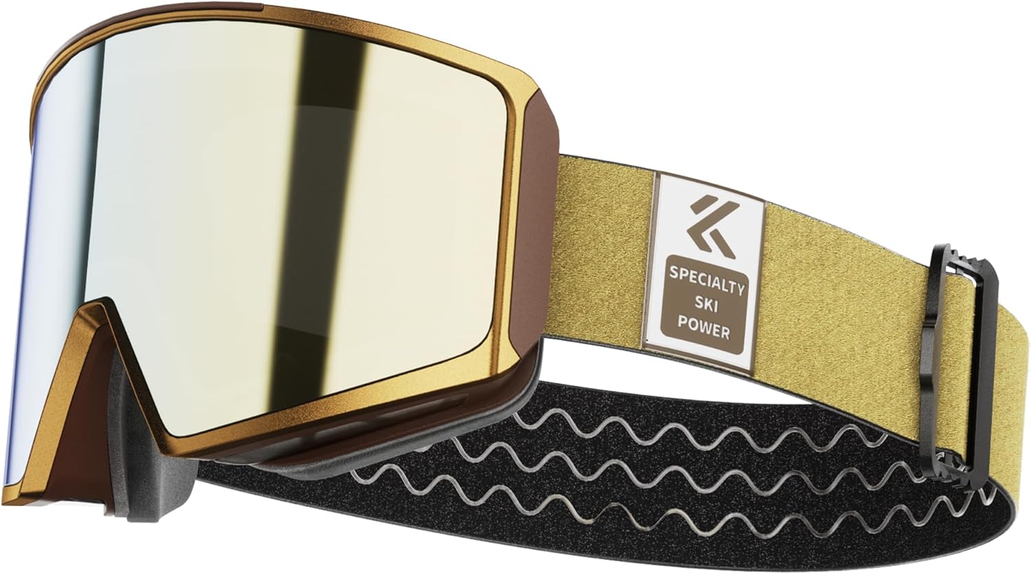 KAPVOE Ski Goggles Snowboard Goggles for Men Women Youth OTG Snow Goggles Anti Fog 1OO% UV Protection Over Glasses