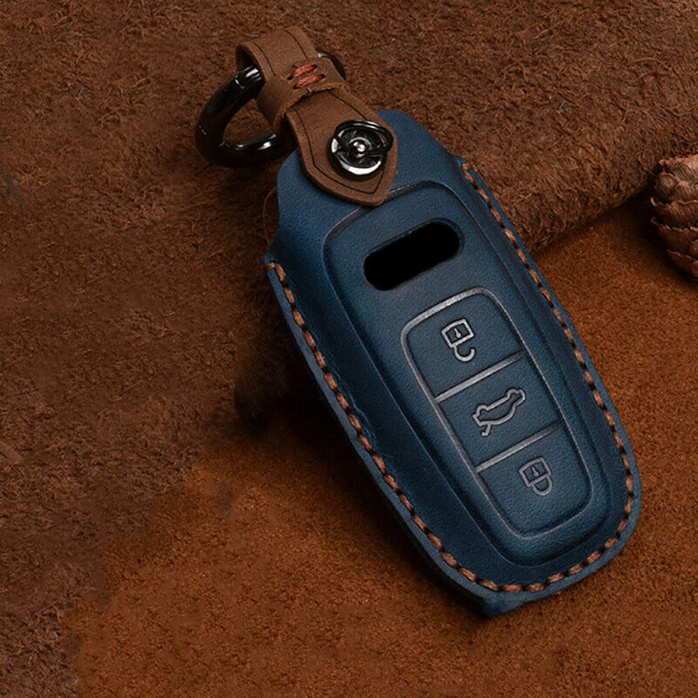 Porte-Clés Voiture Audi A5 En Cuir - Accessoire Style, Léger, Multifonction, Idéal En Cadeau - 4