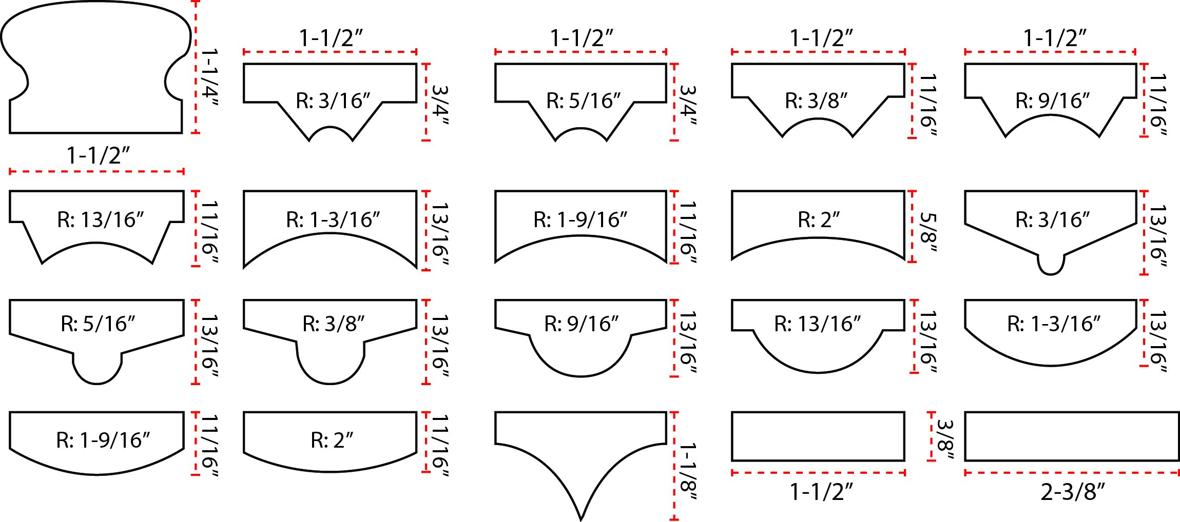 Karebac Profile Sander - 23 Profiles Included -4