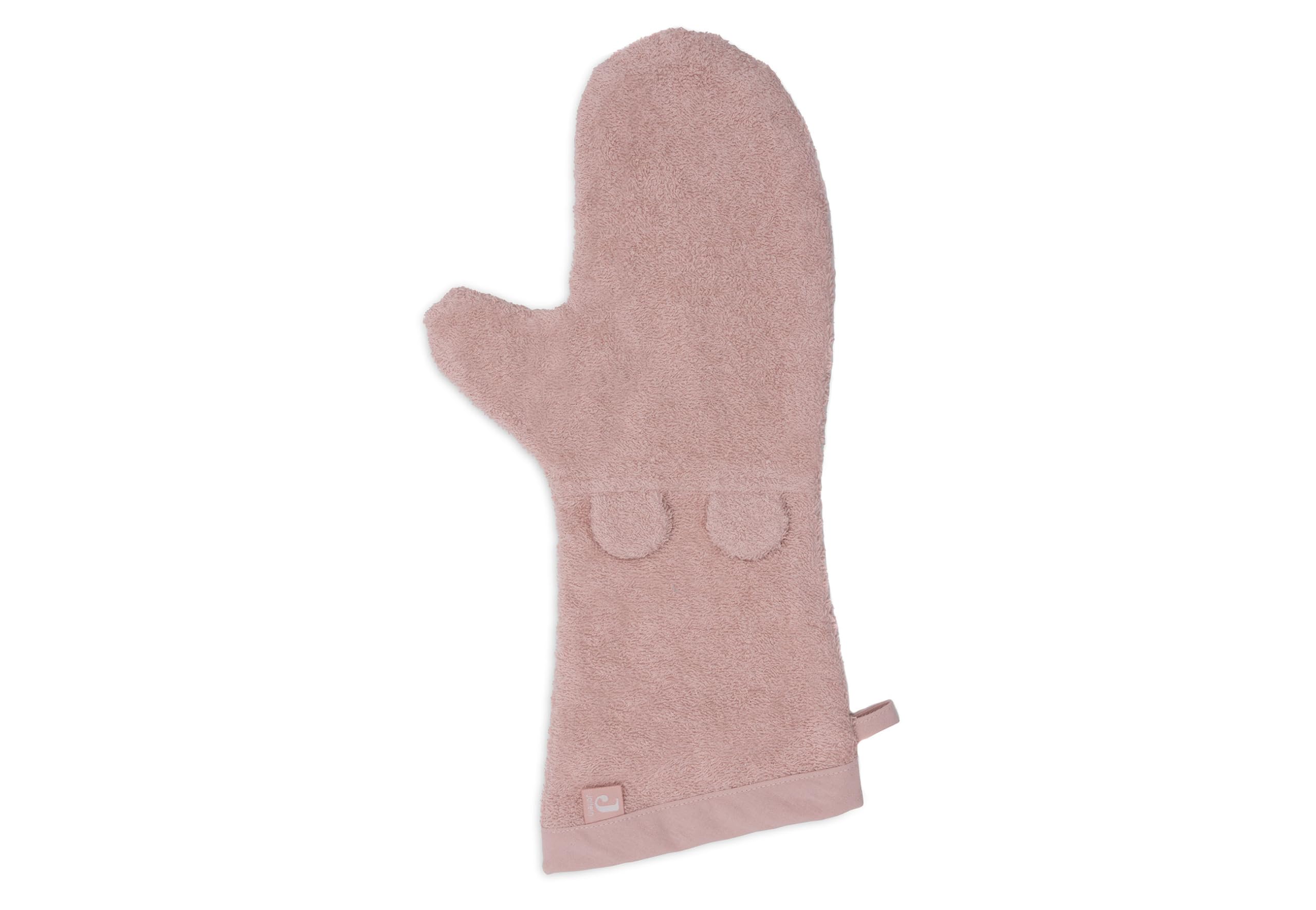 Jollein Manopla de baño para bebé, de rizo, rosa salvaje, 42 x 15 cm, 100% algodón, con certificado Oeko-Tex