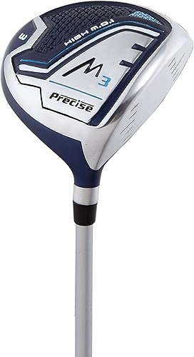 Miniatura 5 de Precise El juego completo de palos de golf M3 para mujer incluye conductor, Fairway, híbrido, hierros 7-PW, putter, bolsa de soporte, 3 HC azul,