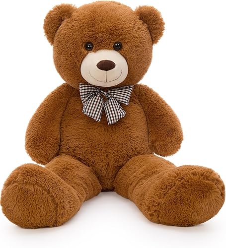 Miniatura 20 de MaoGoLan Oso de peluche gigante de 4 pies, adorable y tierno oso de peluche grande animal de peluche de 47 pulgadas, oso de peluche rosa regalo de