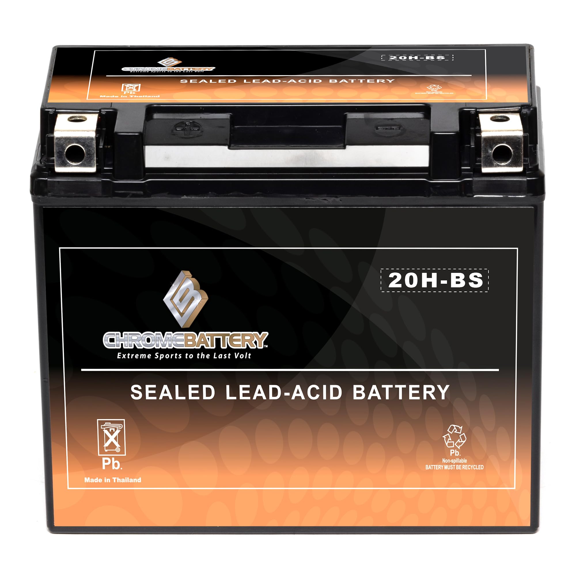Amazon.com: CB CHROMEBATTERY YTX20-BS 12 V 270 CCA AGM