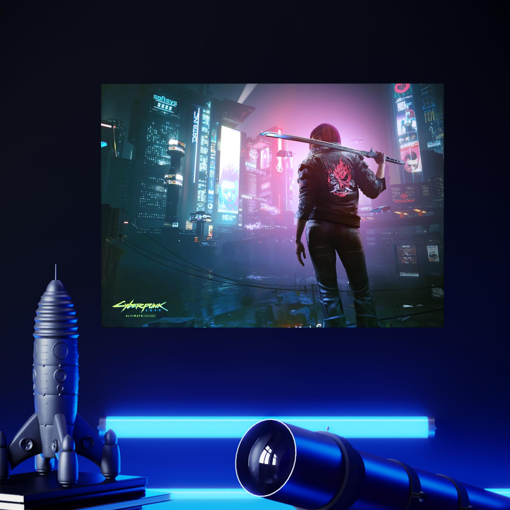Amazon.com: Displate Cyberpunk Metal Poster - Ultimate Edition V