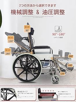 Amazon | 車椅子折りたたみライト高齢者トイレ付き多機能専用