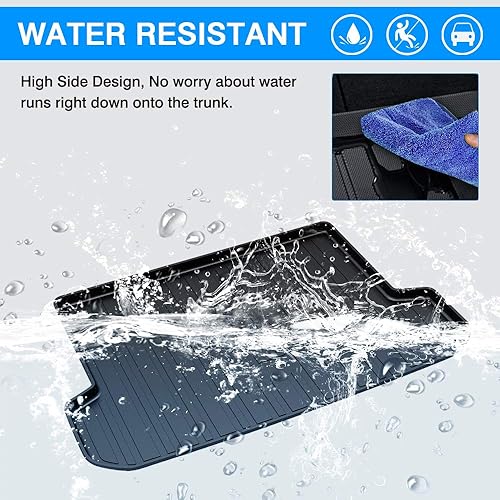 Vista 86 de Powerty Alfombrilla de maletero para Honda Pilot 2016-2021 2022, alfombrillas de carga TPE para todo tipo de clima, forro de carga para asiento