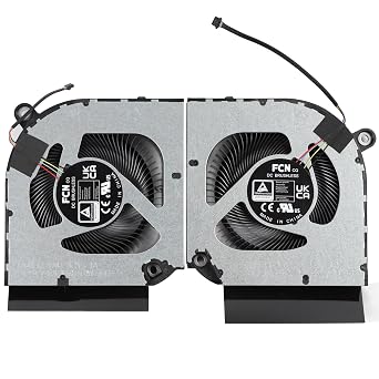 New CPU+GPU Cooling Fan Replacement for Acer Predator Helios Neo 16 500 PHN16-71 PHN16-71-5606 PHN16-72 Neo 18 PHN18-71 N22Q22 P/N FQ1H DFSCL12E16486M FQ1J DFSCK22D05883M 12V 1A Fan