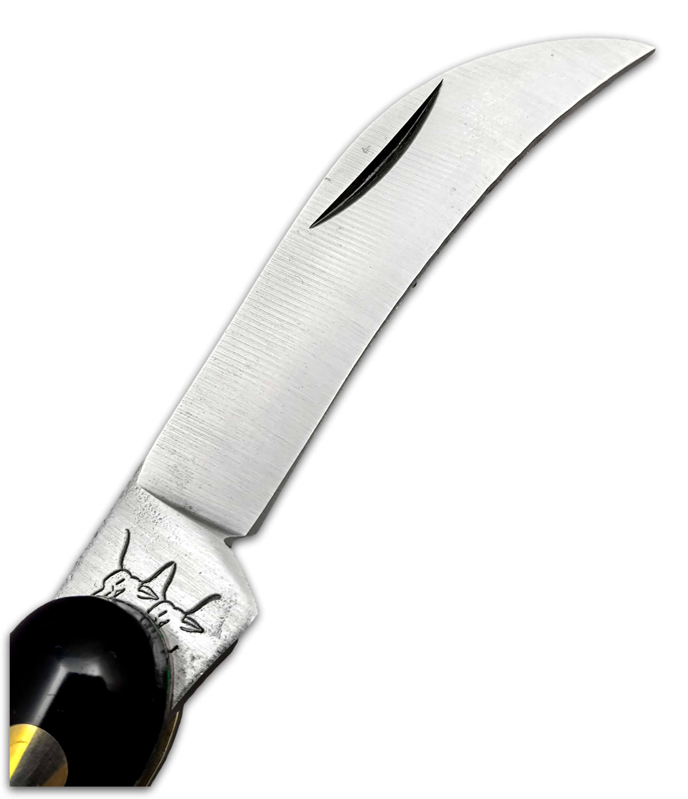 DUE BUOI COLTELLO DA INNESTO 247P PER MANCINI - LAMA IN ACCIAIO AD ALTO TENORE DI CARBONIO