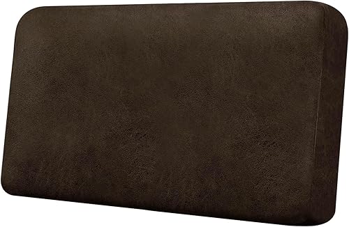 Vista 137 de Fundas de cojín para sofá, con aspecto de cuero, 3 piezas, juegos de fundas elásticas para asientos de sofá para sala de estar, fundas de cojín