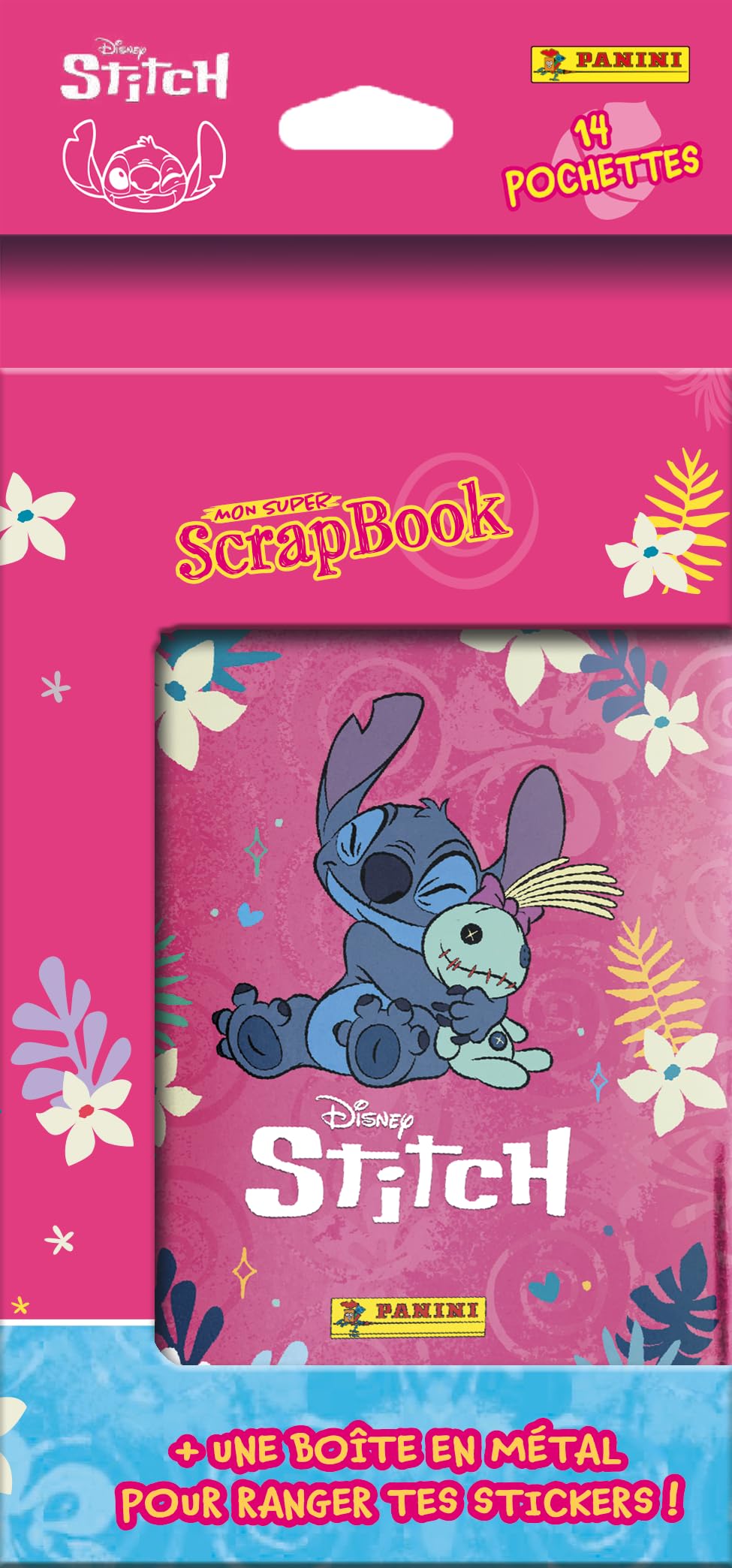 Panini Stitch 2 - My Super Scrapbook Metal Tin Pocket 14 Pockets