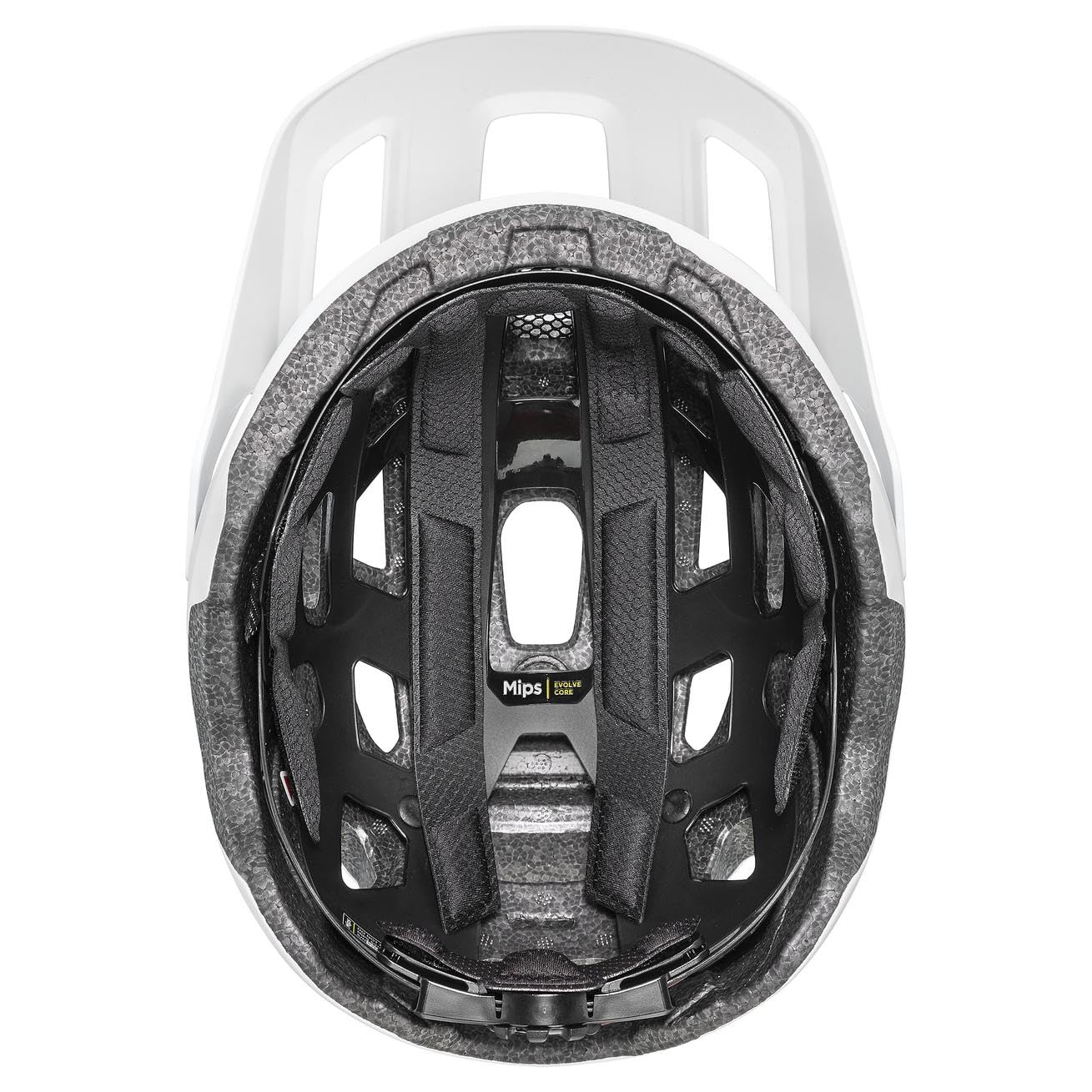 uvex react jr. MIPS, kask rowerowy unisex-dzieci, white matt, 52-56 cm