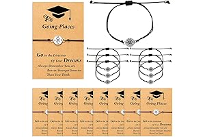 16-Piece Graduation Compass Bracelets: Memorable Keepsakes for Graduates