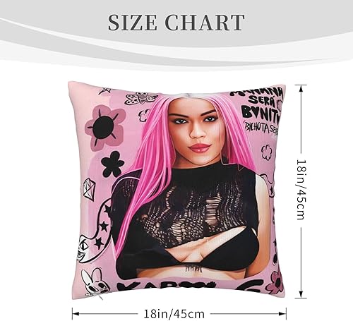 Miniatura 6 de Karol Singer G - Funda de almohada decorativa de 18 x 18 pulgadas, funda cuadrada para sala de estar, dormitorio, sofá, coches