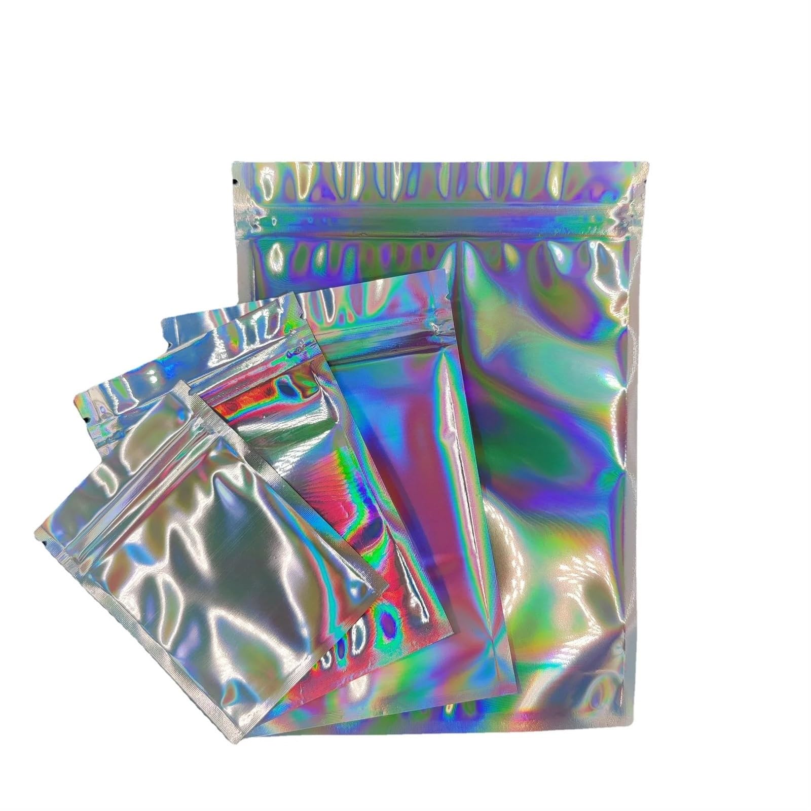 bolsas con cierre hermético, Bolsas planas de aluminio con cierre hermético, paquete 10 unidades, varios tamaños(Xl 14x20 Cm 10pcs)