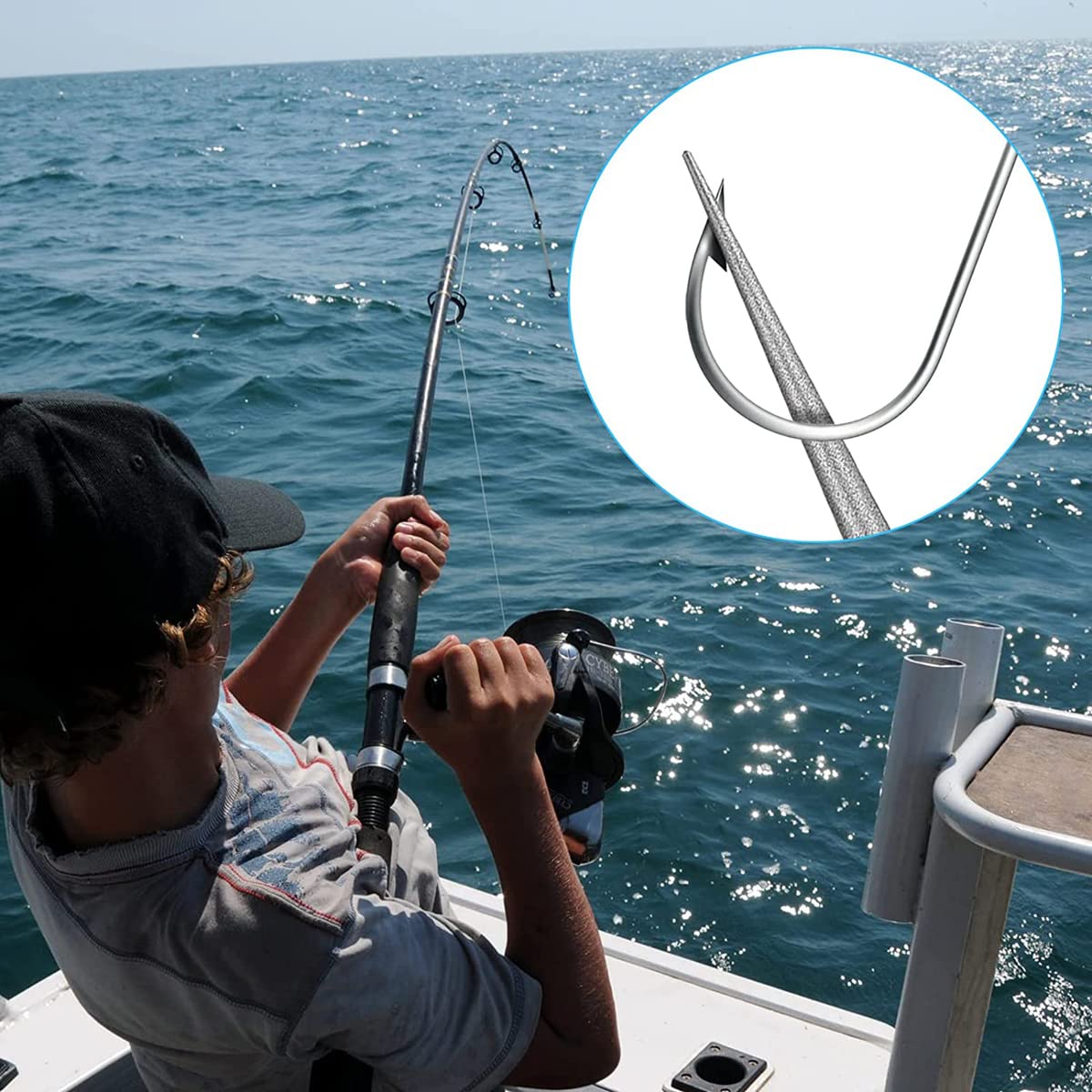 Varilla de afilador de acero portátil de 2 piezas, afilador de cuchillos retráctil de diamante dentado, varilla de afilado de acero, multiuso para campamento/cocina 6
