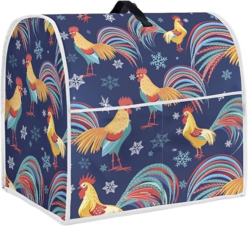 Funda para batidora de soporte con estampado de pollo, compatible con mezclador de ayuda de cocina, se adapta a todos los modelos de cabezal