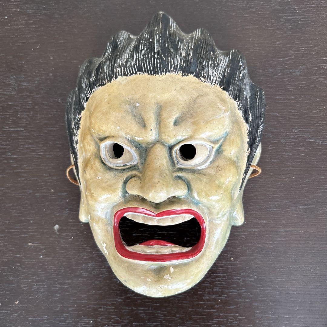 能面 陶器製 芳徳齋 お面 オブジェ 置物 インテリア Amazon.co.jp: 能面師 芳徳斎作 お面 7個セット : おもちゃ