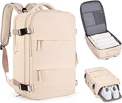 Mochila De Viagem Grande Impermeável, Com Porta Usb, Compartimento Para Sapatos, Bolsa Para Objetos úmidos, Mochila Para Notebook, Mochila Feminina