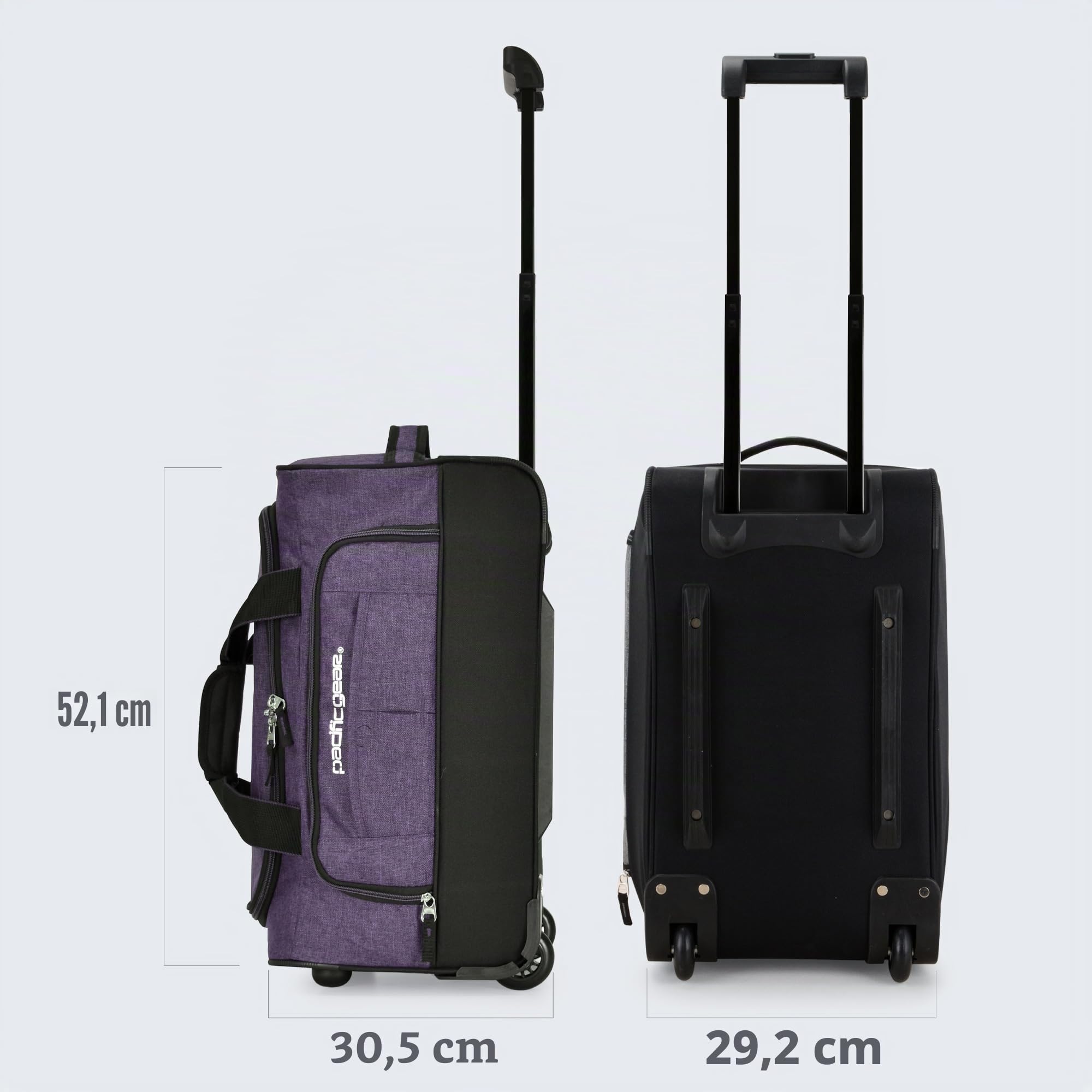 Pacific Gear Reisetasche mit rollenden Rädern