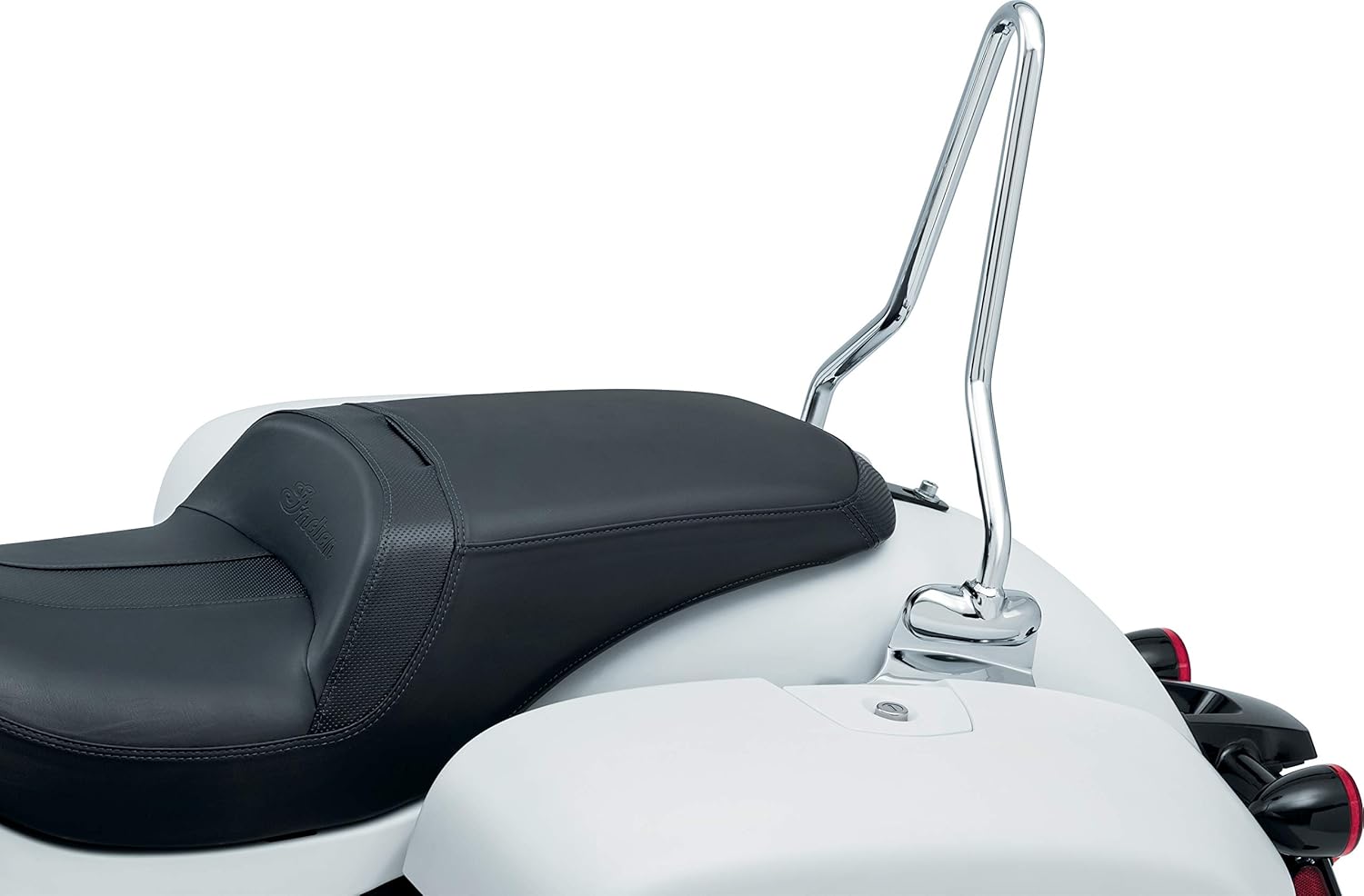 Kuryakyn 6586 Motorcycle Accessory: Sissy Bar for 2014-2020 Indian Motorcycles with Cushioned Backrest Pad, Chrome