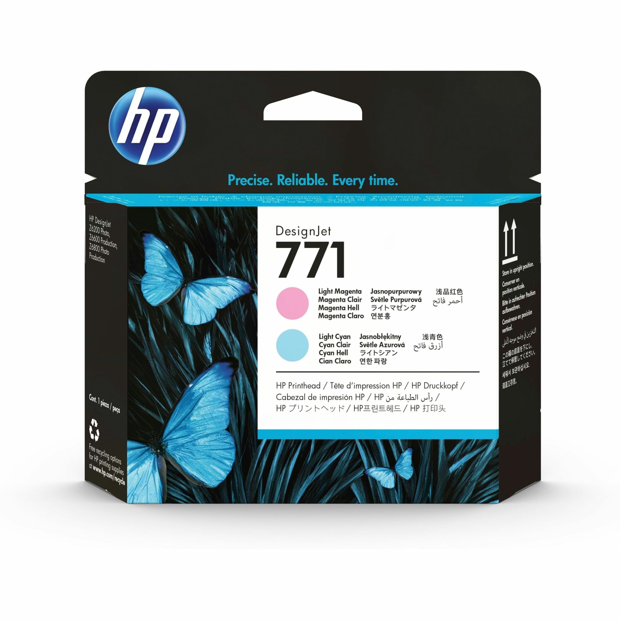 HP 771プリントヘッド ライトマゼンタ/ライトシアン CE019A 期限切れ 楽天市場】HP 771 プリントヘッド ライトマゼンタ＆ライトシアン