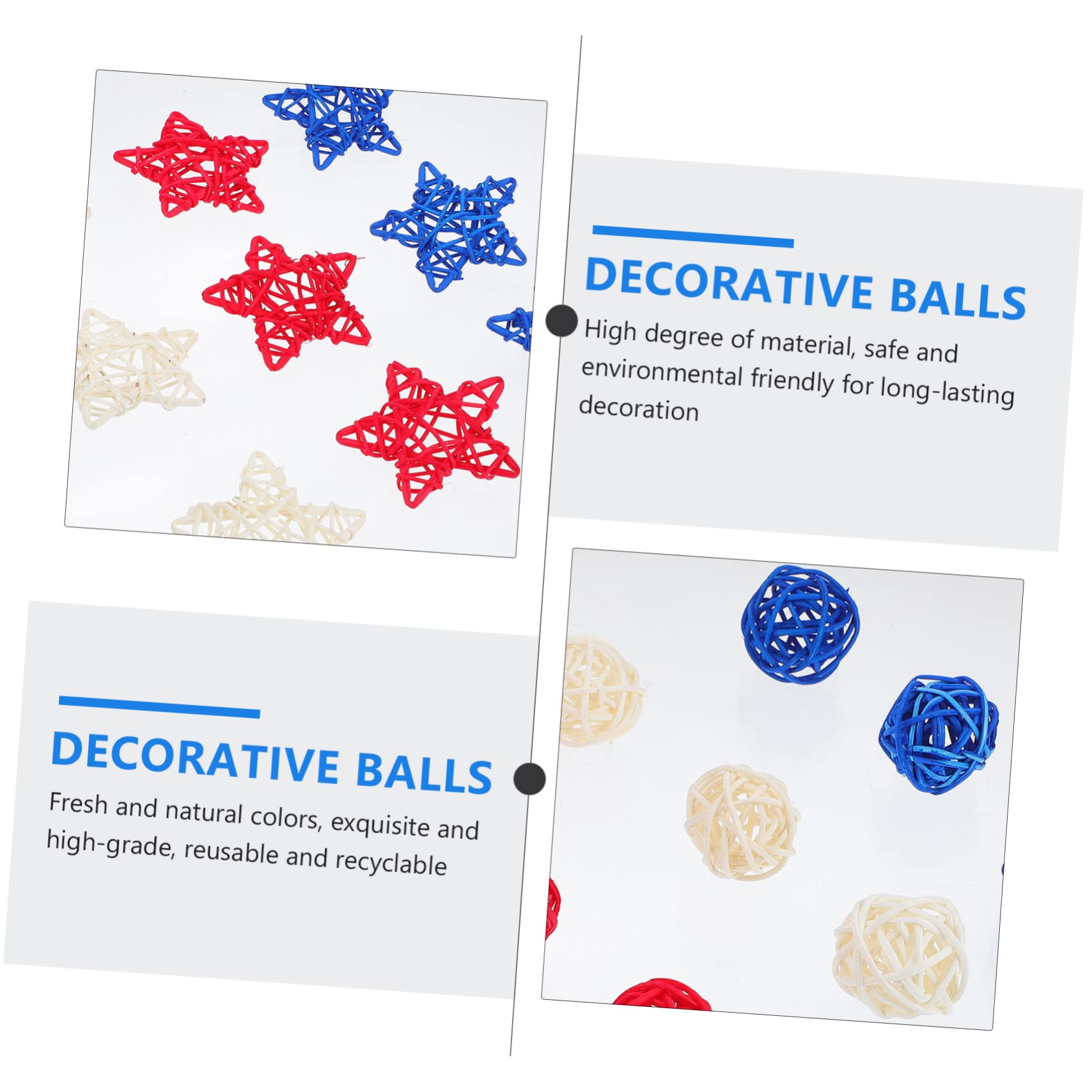 ABOOFAN 144 STK Festliche Sepak-Takraw-Dekoration Hochzeitsgirlande Hochzeitsschmuck hochzeitsdeko weihnachtsdeko Hochzeitsornament Kranz Zubehör Fenster schmücken Charme Anhänger Rattan