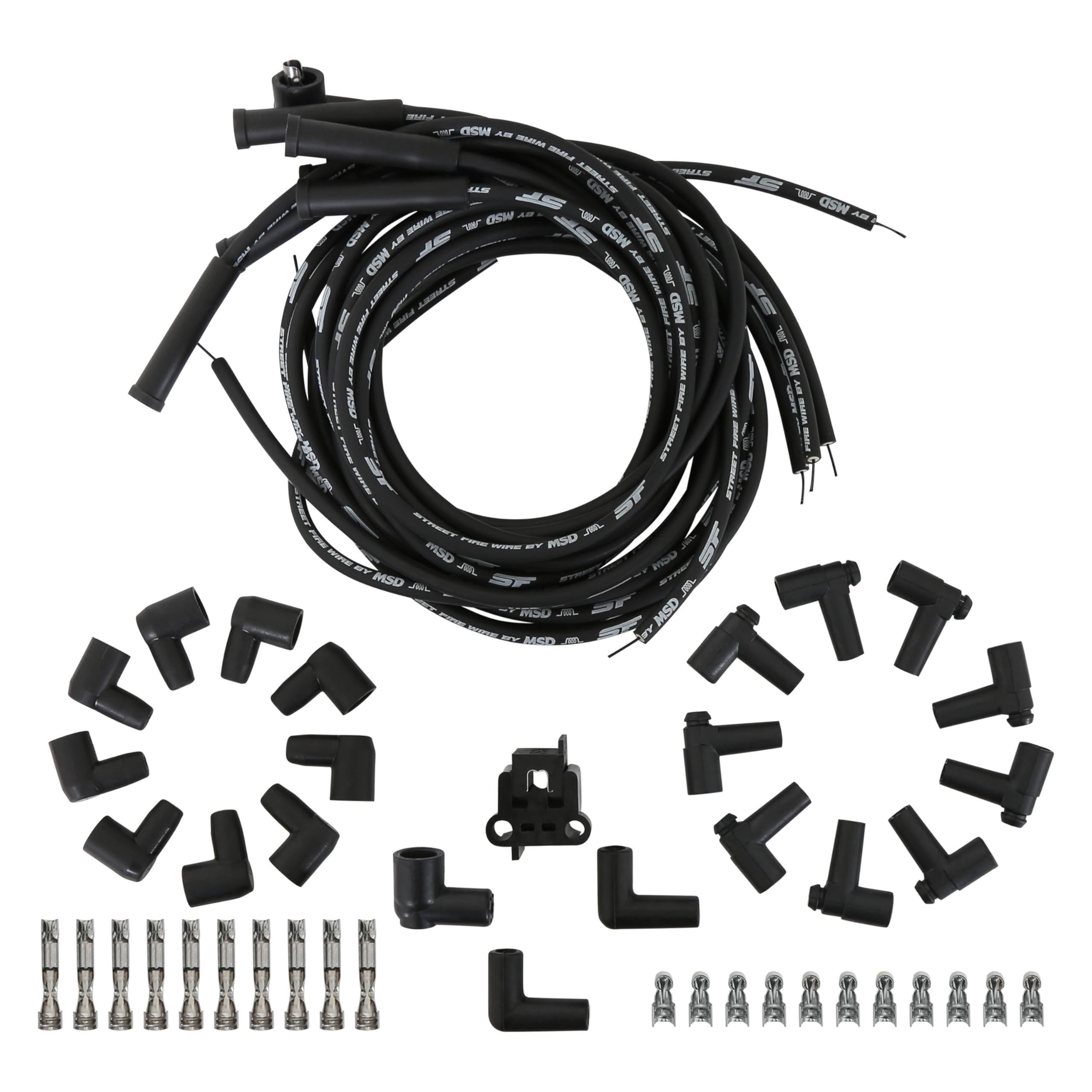 FIERTE SOIGNE MC 5点セット Amazon.com: MSD Street Fire 5551 Spark Plug Wire Set : Automotive
