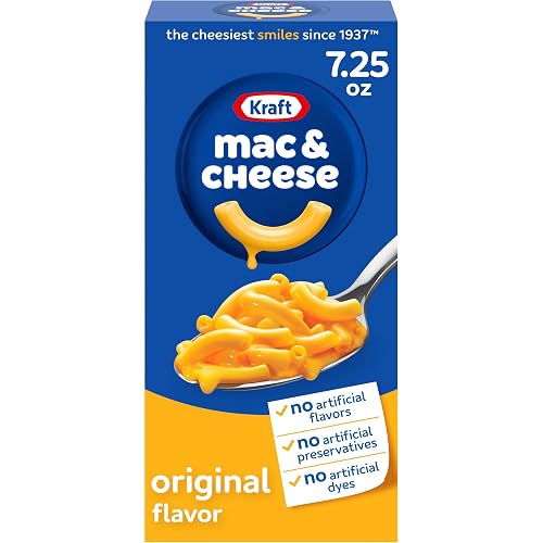 Kraft Mac and Cheese Dinner, Original Flavor, 7.25 oz
