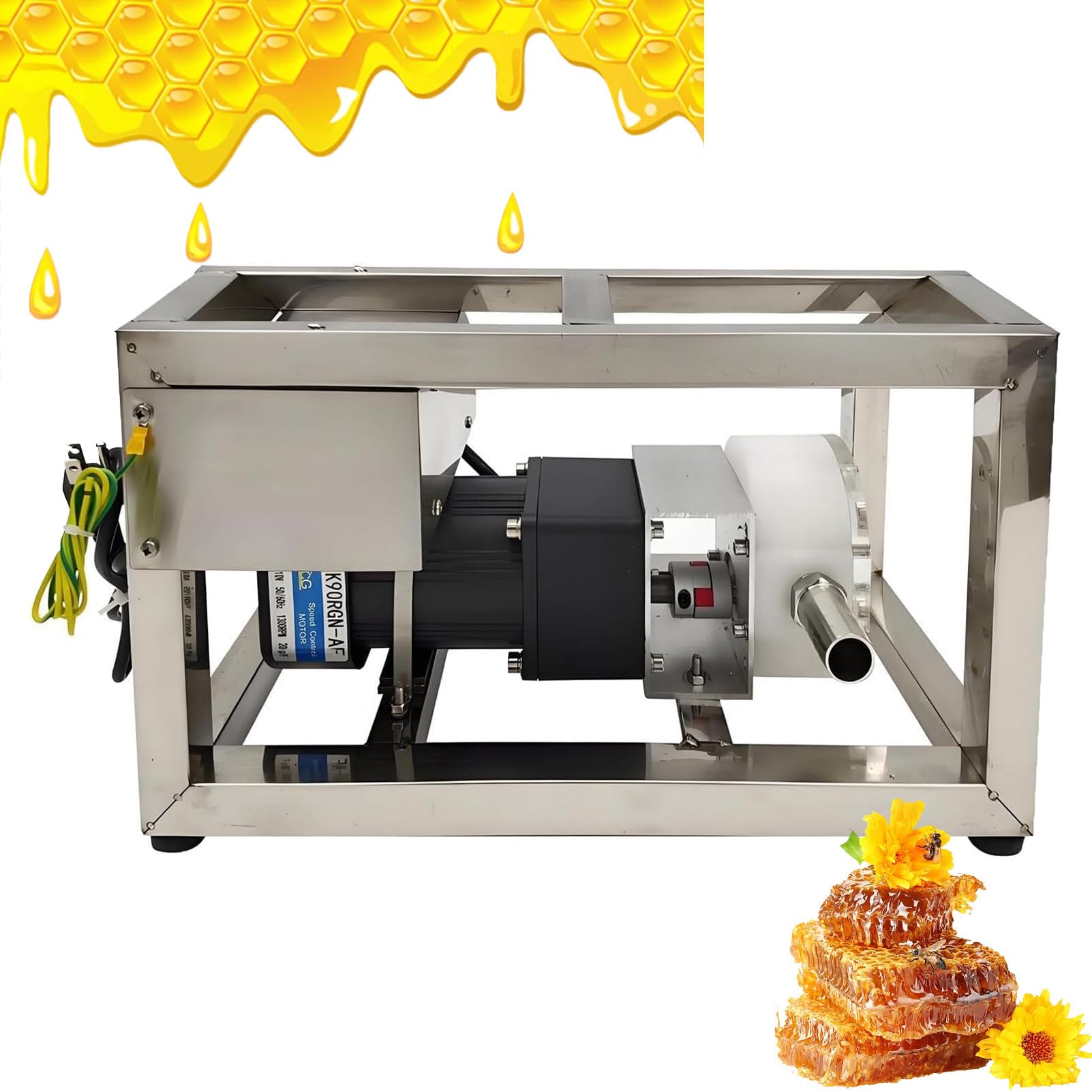 Bomba de Transferencia de Miel de 10l/min, Incluye Manguera de 3m.