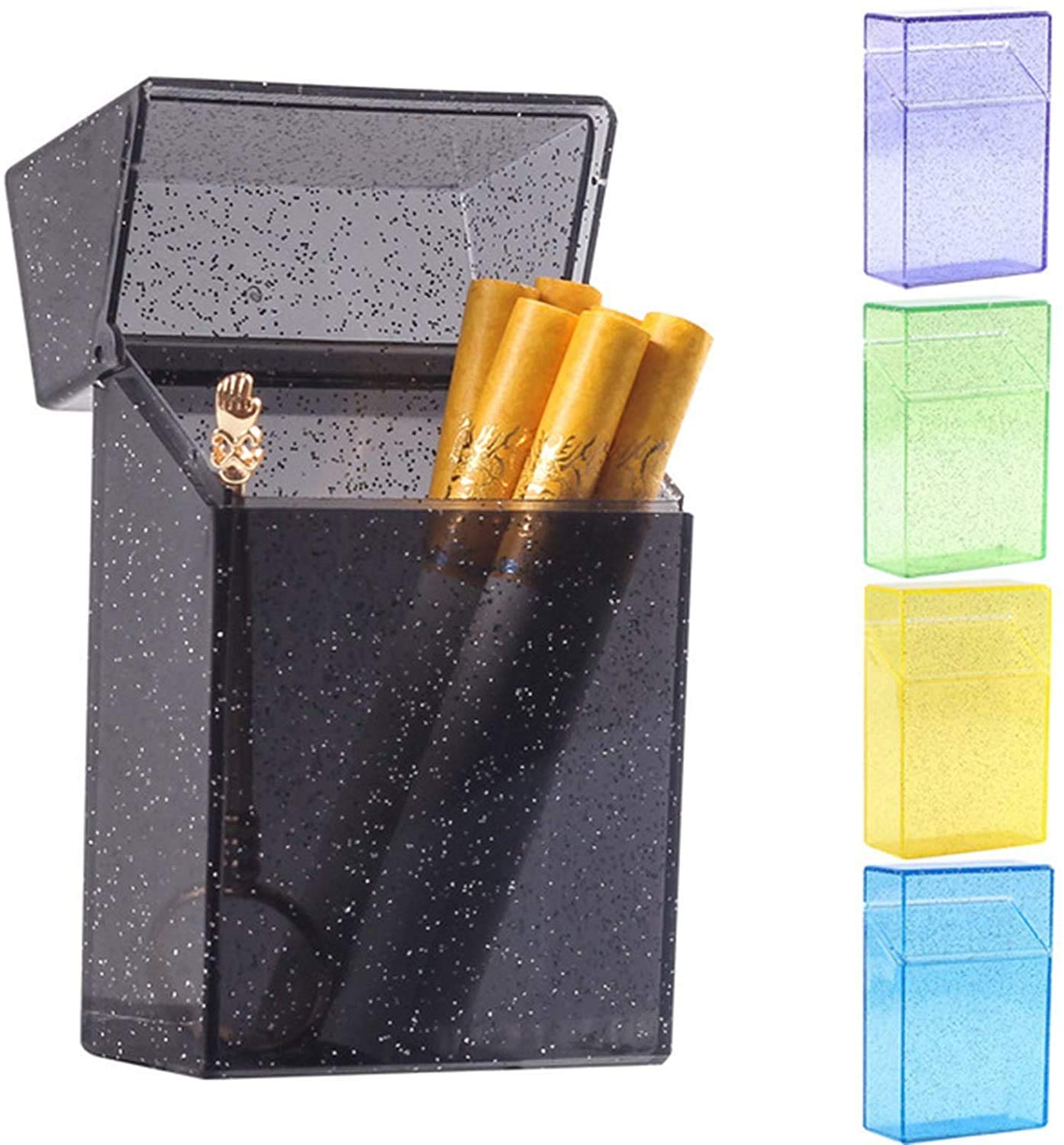 Amazon.co.jp: ソフトパックのたばこの箱保護カバーの透明なタバコの