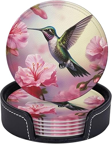 Miniatura 9 de 6 posavasos de cuero para bebidas con soporte para humor, pugs para perros, juegos de posavasos para mesa de bebidas, posavasos para cocina,