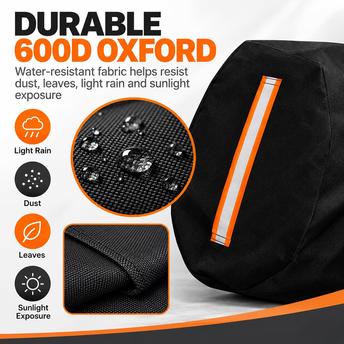 Funda para Soplador de Hojas para Ego LB5300E, 2 Piezas Impermeables Oxford Resistentes con Cordón, Cubierta para Garaje y Cobertizo de Jardín