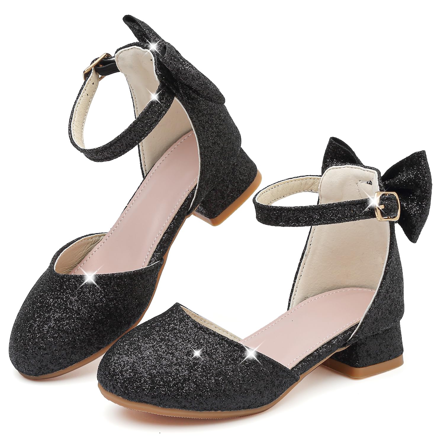 Zapatos Princesa Niñas Zapatos de Vestir Mary Janes Zapatos de Tacón Zapatillas de Baile para Vestir Boda Fiesta Cumpleaños y Cosplay