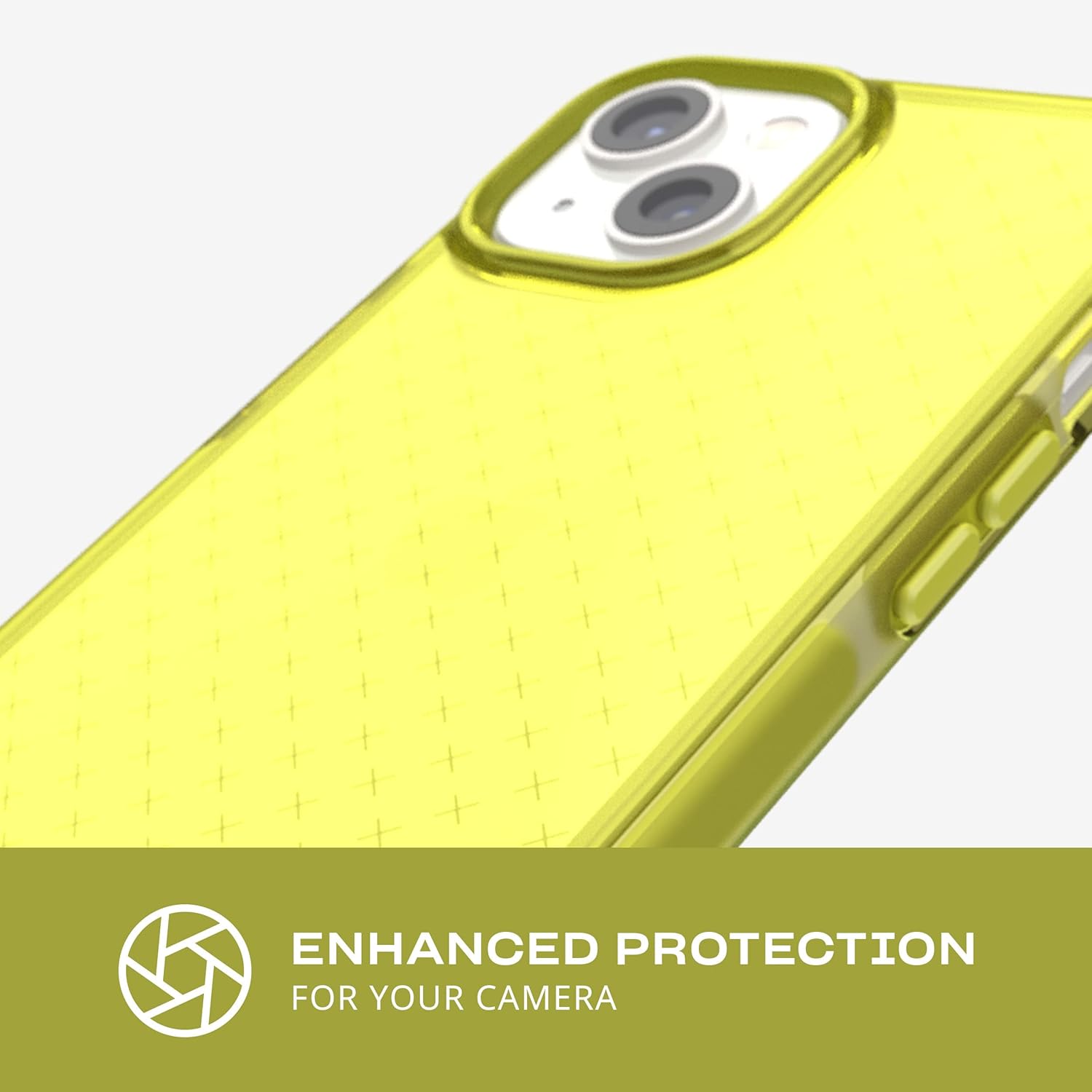 Tech21 iPhone 17e, iPhone 14 Evo Check – Shock-Absorbing & Slim Protective Phone Case with 16ft FlexShock Multi-Drop Protection & Extra Buttons